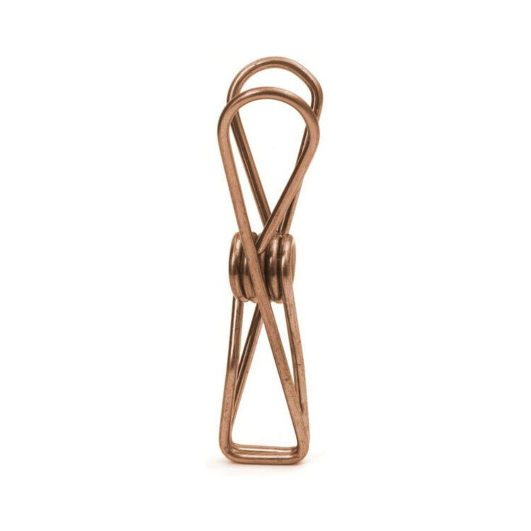Kikkerland Clip métallique - Cuivre