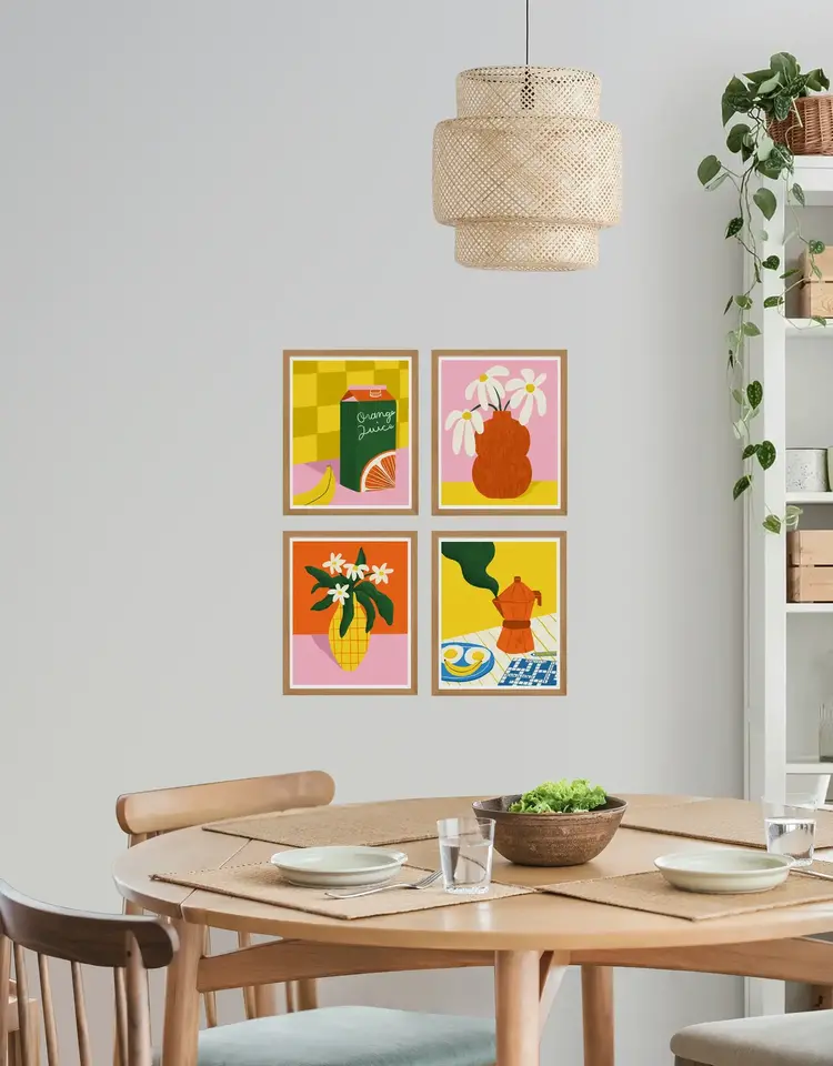 Anne-Julie Dudemaine Affiche - 8 x 10 - Oeufs, banane, mots croisés