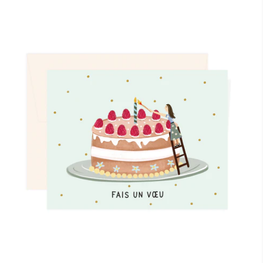 Paige &Willow Carte de souhaits -  Fais un voeu