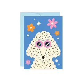 Club Pastel Carte de souhaits - Canichette