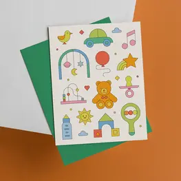 Paperole Carte de souhaits - JOUETS