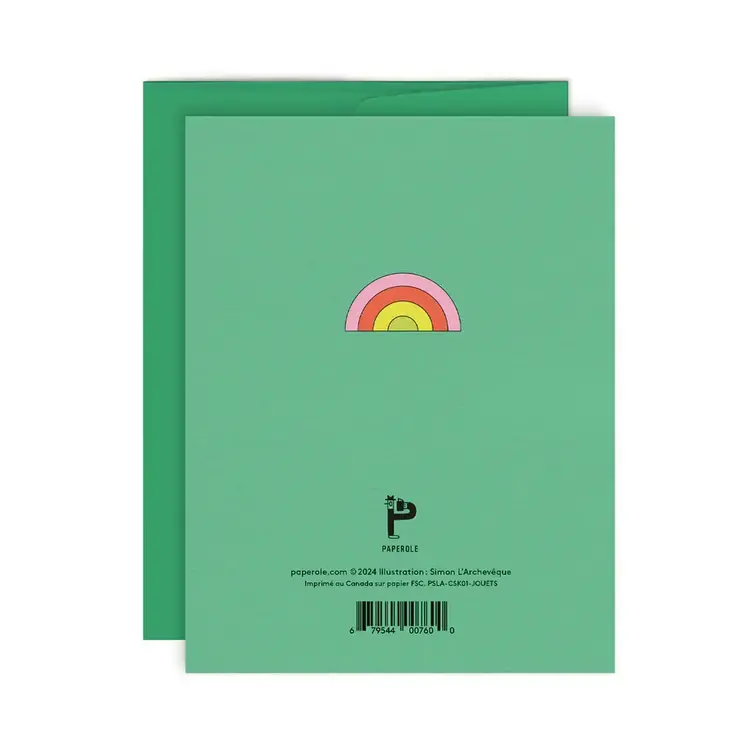 Paperole Carte de souhaits - JOUETS