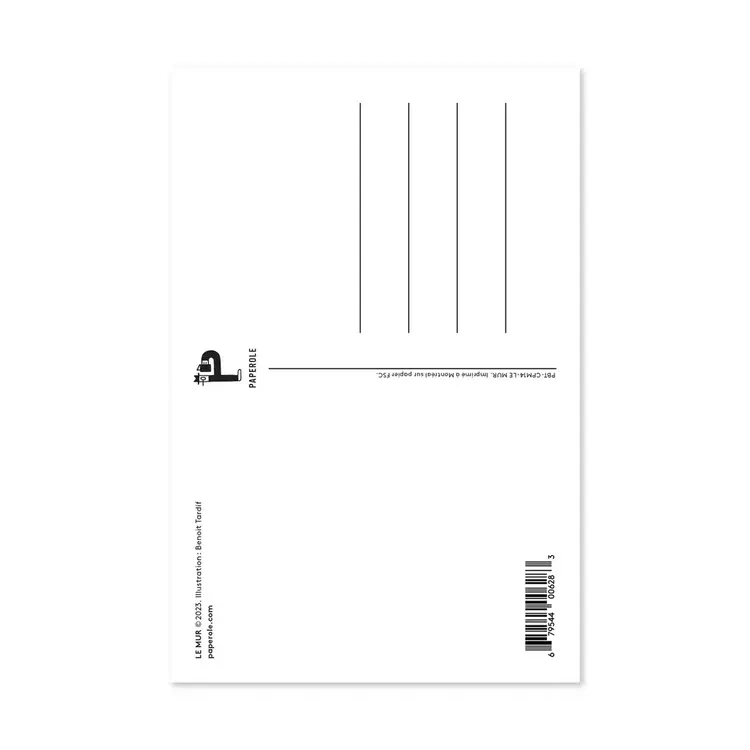 Paperole Carte postale -  LE MUR