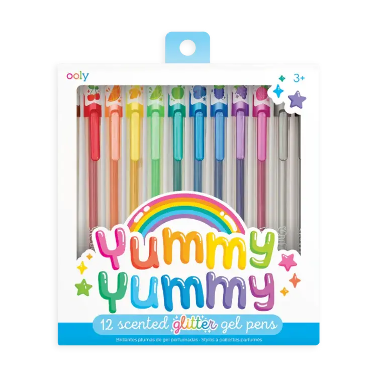 Ooly Crayons gel métallisés (12) - Yummy