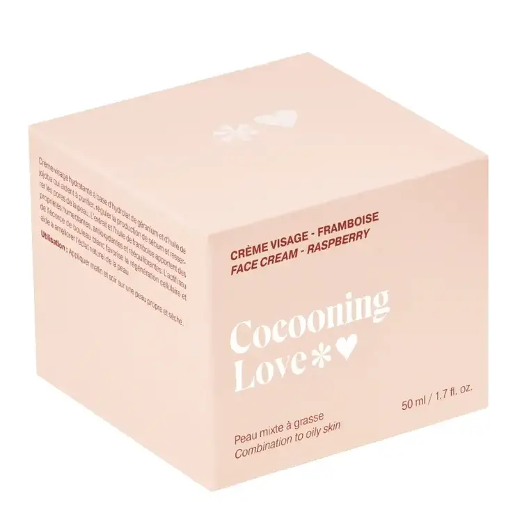 Cocooning Love Crème visage peaux mistes à grasses - Framboise