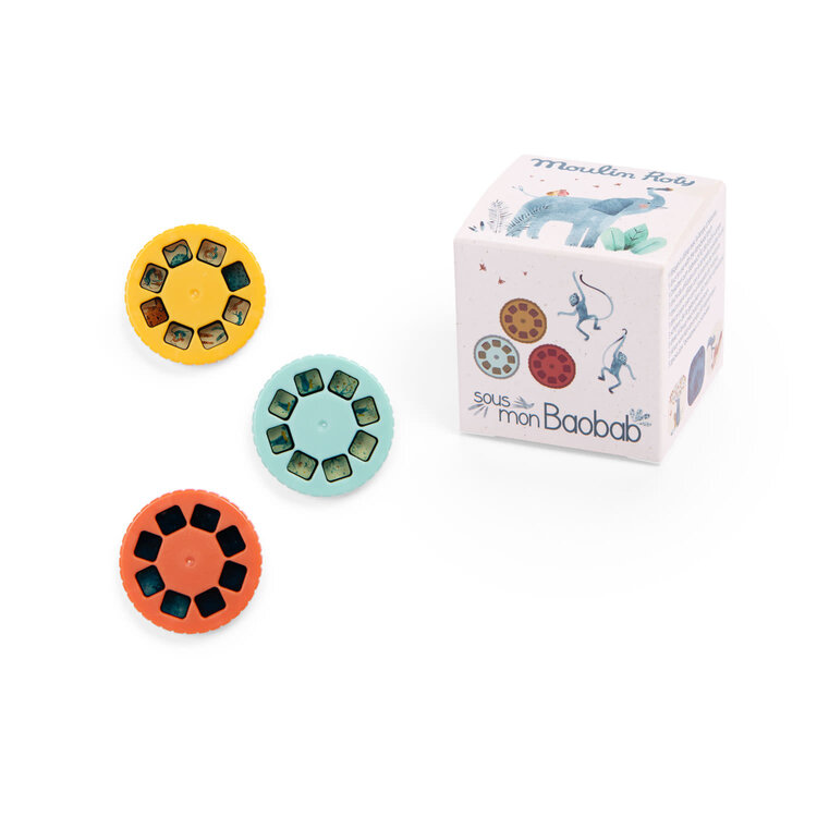 Moulin Roty 3 Disques pour Lampe à Histoires - Sous mon Baobab