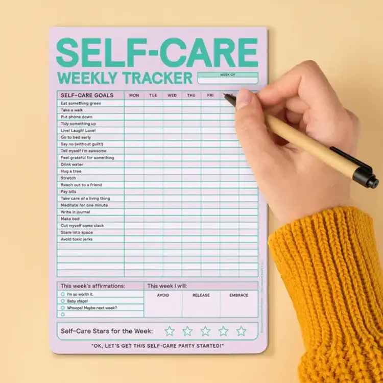 Knock Knock Bloc-notes - Self Care Weekly Tracker