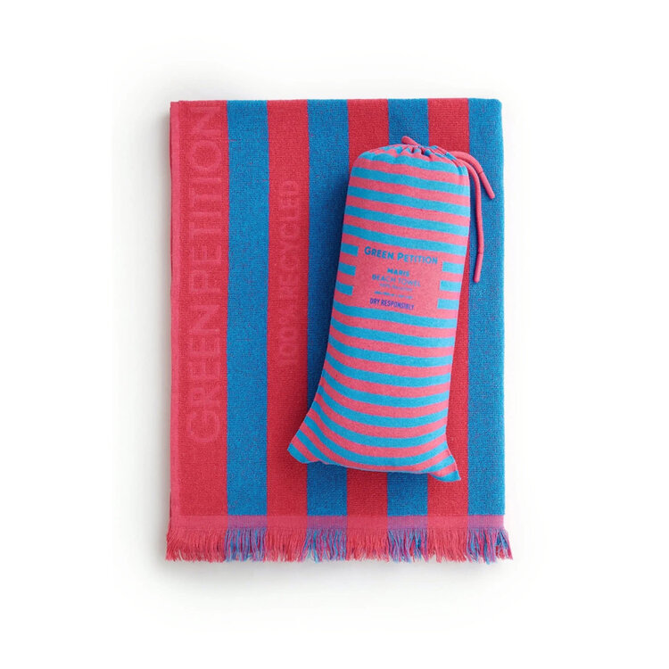 Green Petition Serviette de plage Maris -  Azure