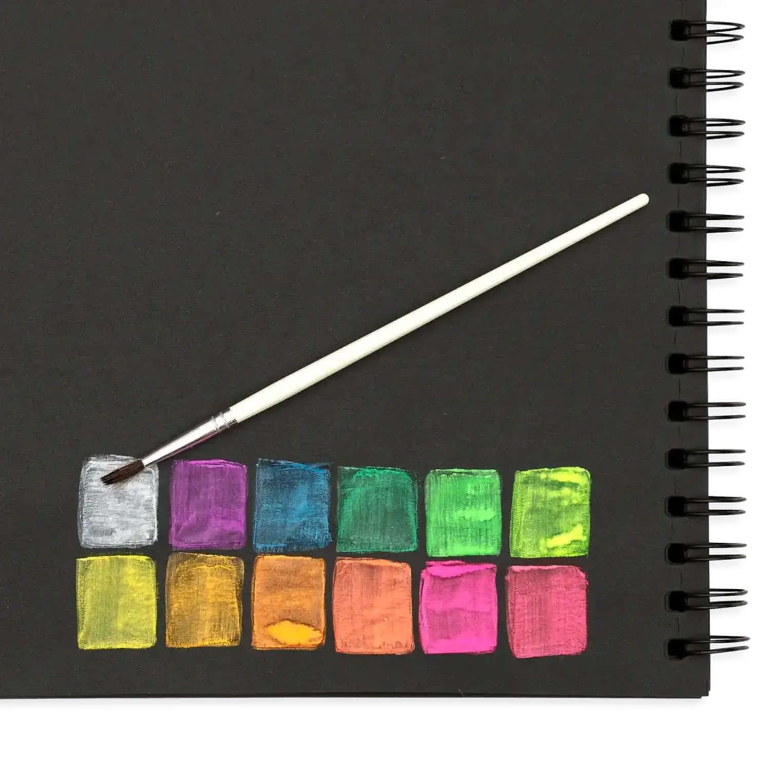 Palette aquarelle Chroma Blends 12 couleurs néon Les Voisines