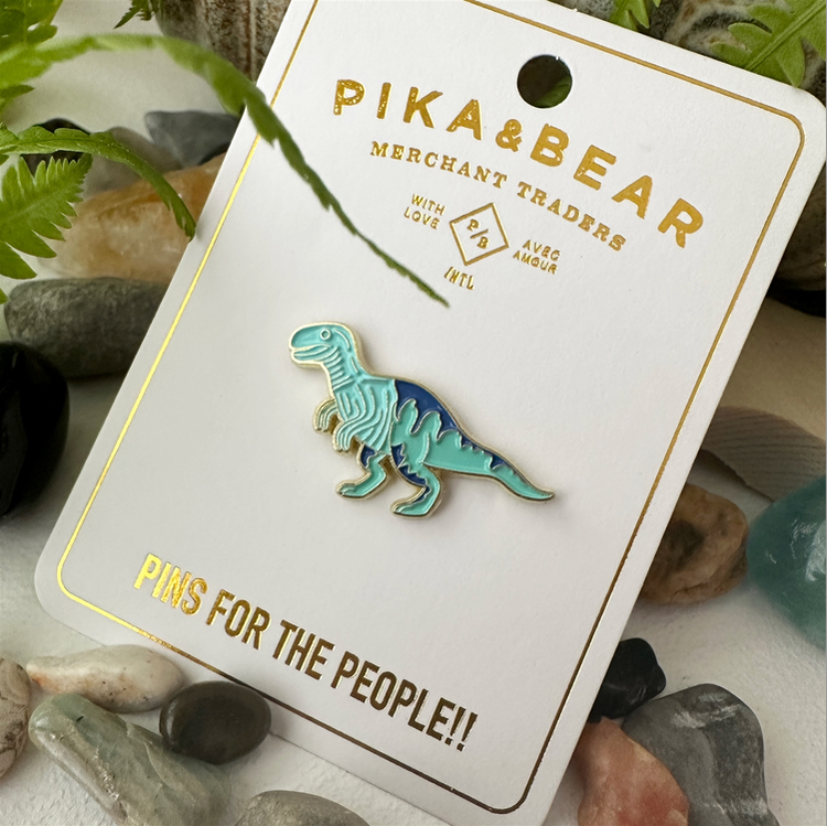 Pika & Bear Épinglette - Vélociraptor
