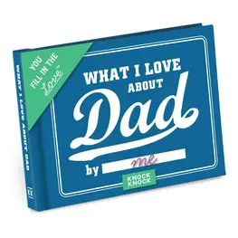 Knock Knock What I Love About Papa - Livre à compléter