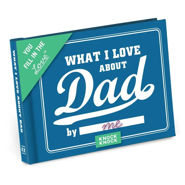 Knock Knock What I Love About Papa - Livre à compléter