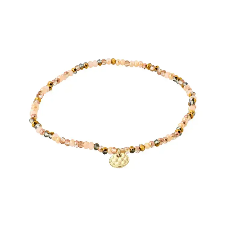 Pilgrim Bracelet Indie - Brun mix