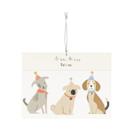 Meri Meri Tatouages - Chiens festifs