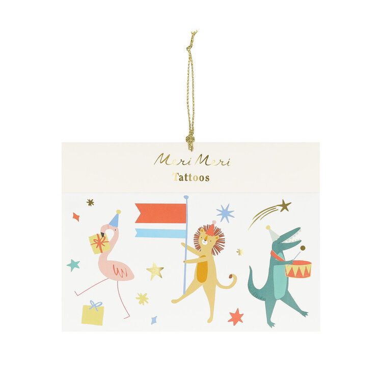 Meri Meri Tatouage - Parade d'animaux