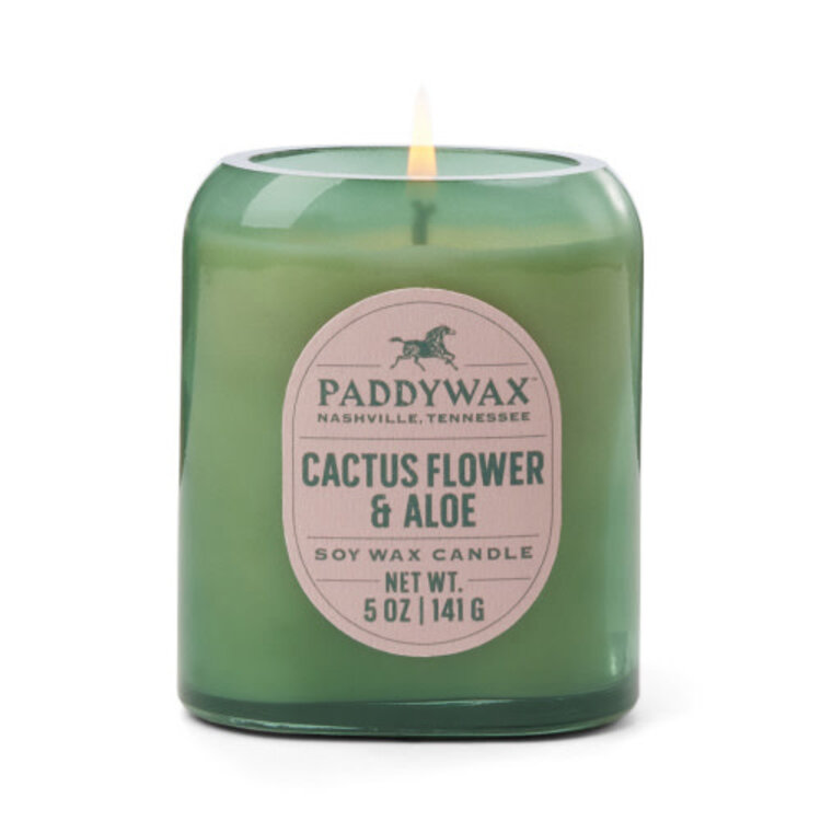 Paddywax Bougie 5 oz - Fleur de cactus & Aloe