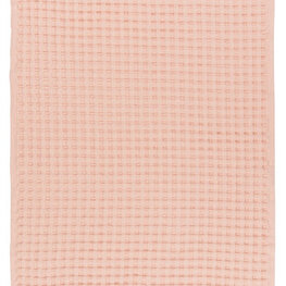 Danica Serviette main gaufrée blush