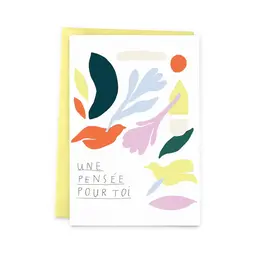 Baltic Club Carte de souhaits - Une pensée pour toi