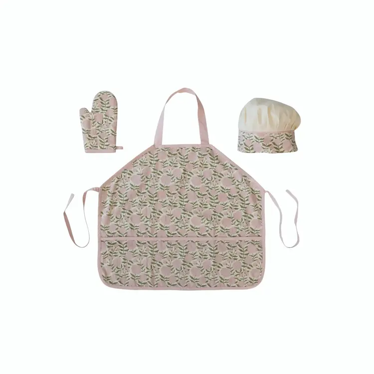 Creative Coop Tablier fleuri pour enfant