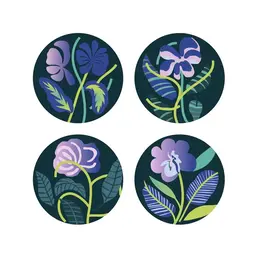 Baltic Club Ensemble de sous-verres absorbants - Archipelago