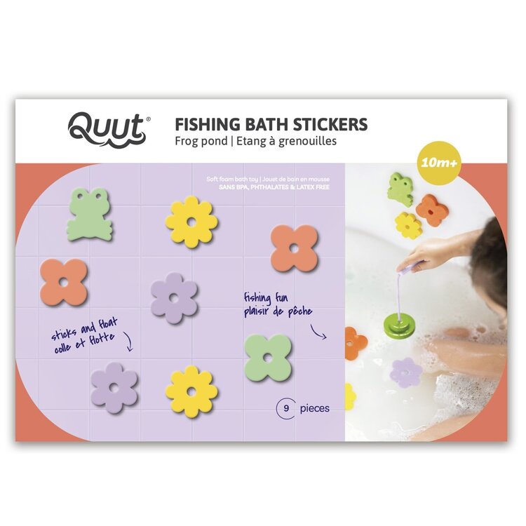 Quut Jeu de bain - Pêcheur - Étang de grenouilles