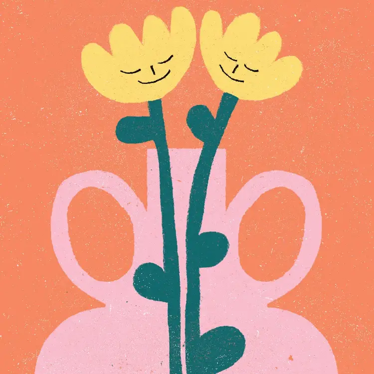 Paperole Affiche 11x14po - Tulipes Jaunes