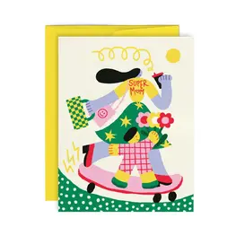 Paperole Carte de souhaits - SUPER MOM