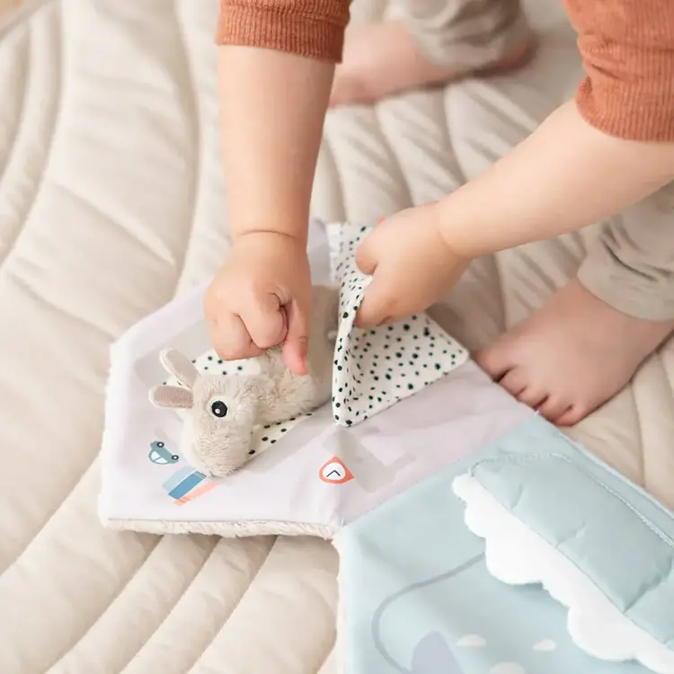 Done by Deer Livre en tissu à déplier - Lama