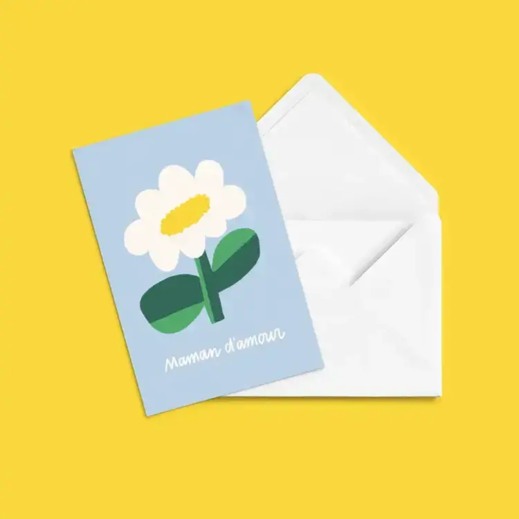 Anne-Julie Dudemaine Carte de souhaits - Maman d'amour
