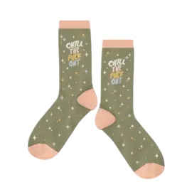 Talking out of turn Chaussettes - Chill The Fuck Out