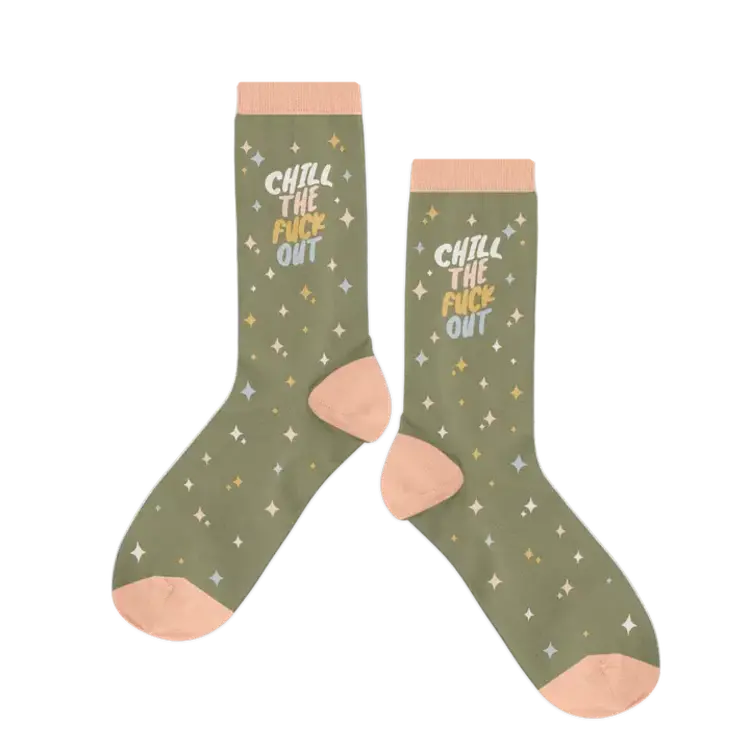 Talking out of turn Chaussettes - Chill The Fuck Out