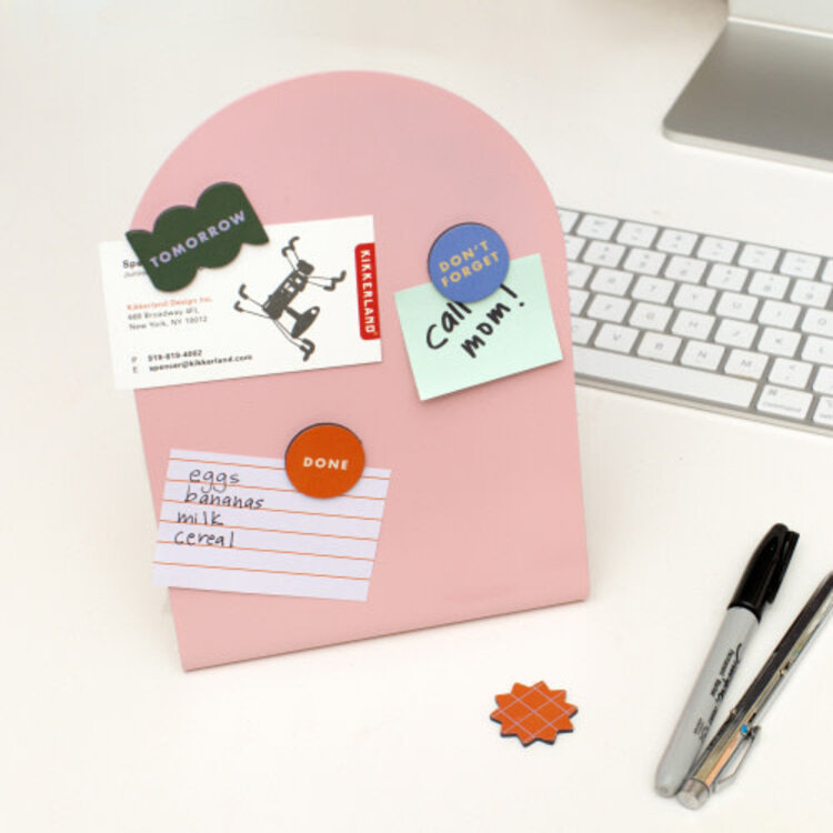 Kikkerland Tableau magnétique - Rose