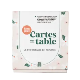 La Komplice Cartes sur table - Jeu conversationnel