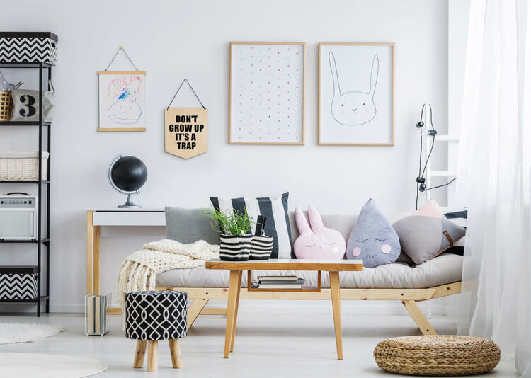 Abricotine Support aimanté pour affiche 12"