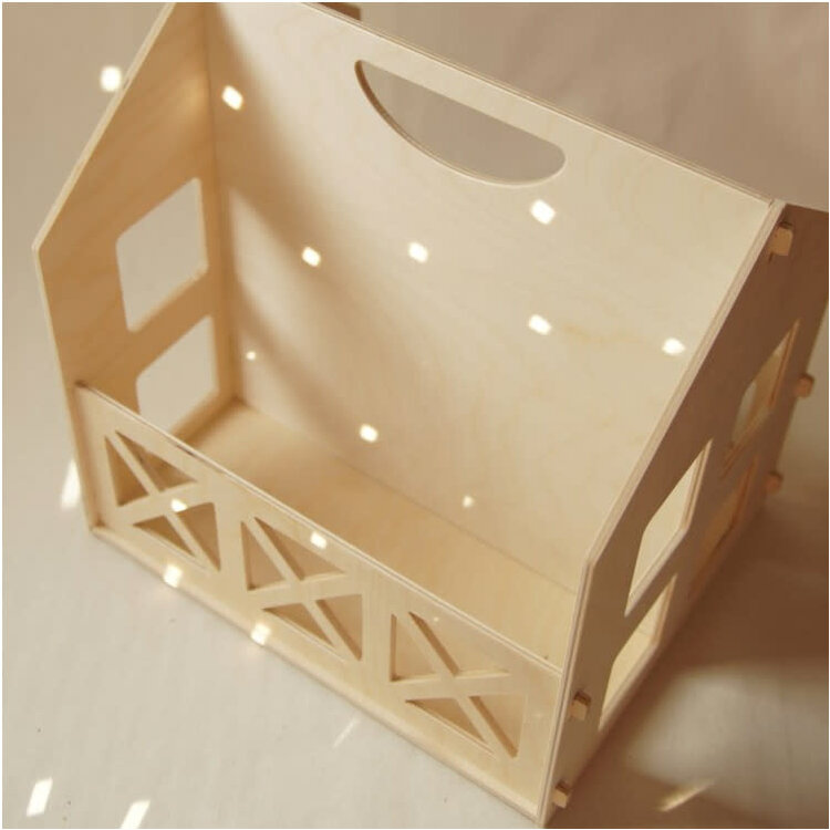 Abricotine Maisonnette bibliothèque