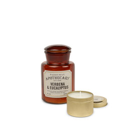 Paddywax Bougie Apothecary 8 oz  - Verveine et eucalyptus