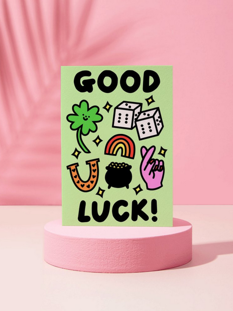 Rumble Cards Carte de souhaits - Good luck