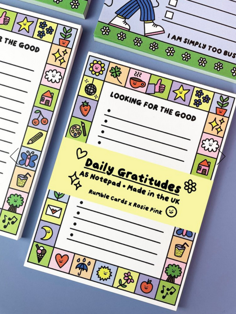 Rumble Cards Bloc-notes - Gratitude quotidienne