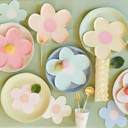Meri Meri Assiettes - Marguerites