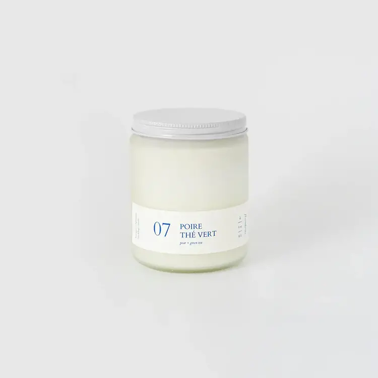 Flambette Bougie crépitante - Poire + Thé vert - 8oz