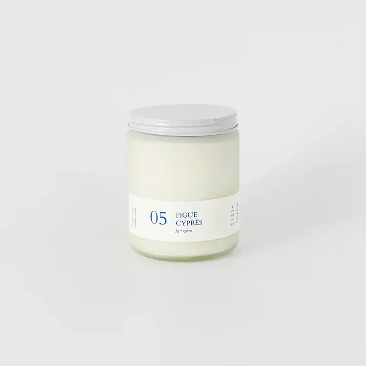 Flambette Bougie crépitante - Figue + Cyprès - 8oz