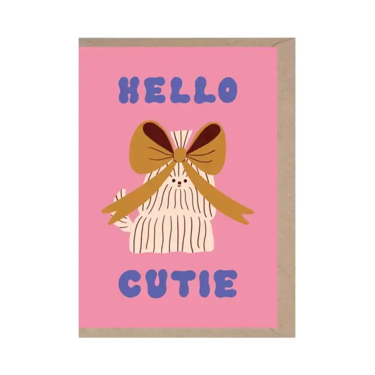 Rumble Cards Carte de souhaits - Hello Cutie!