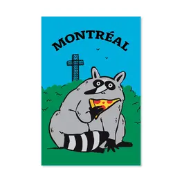 Paperole Carte postale -  MONTRÉAL RATON