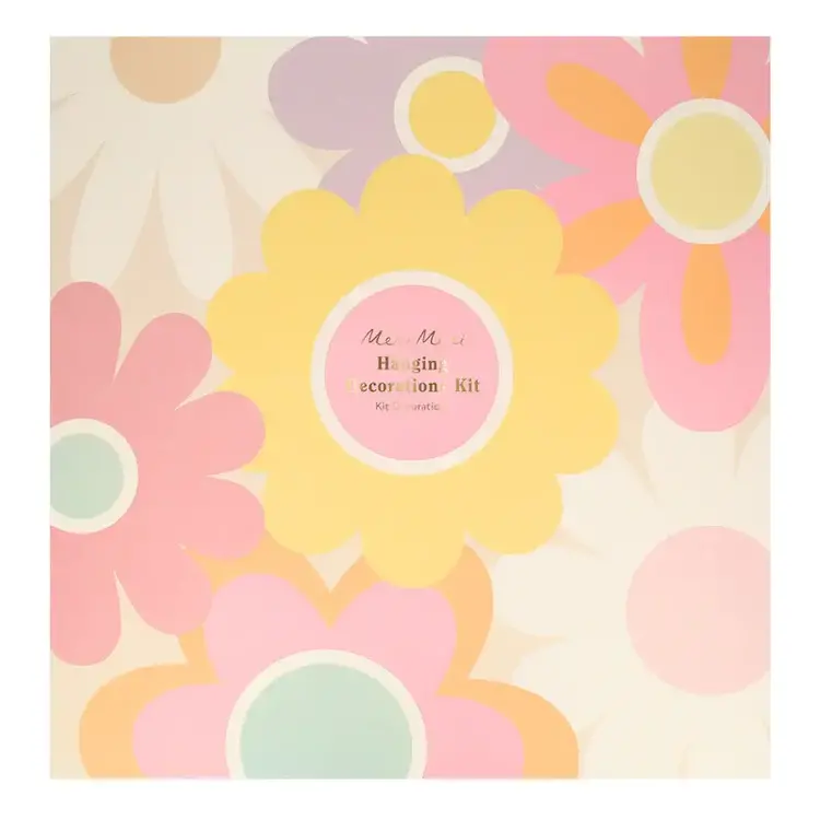 Meri Meri Décorations suspendues - Fleurs groovy