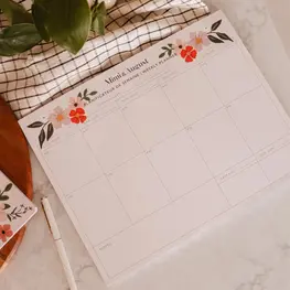 Mimi & August Planificateur - Bombes de fleurs