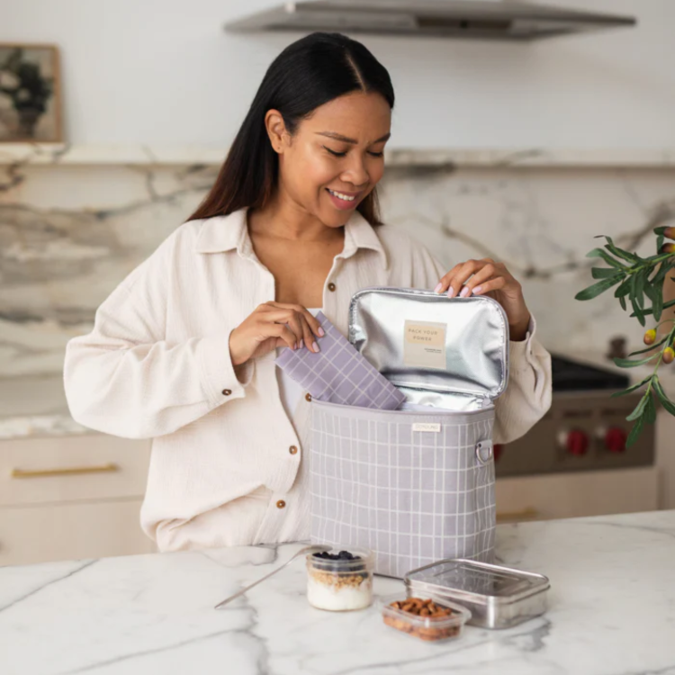 So Young Bloc réfrigérant -  Quadrillé gris clair