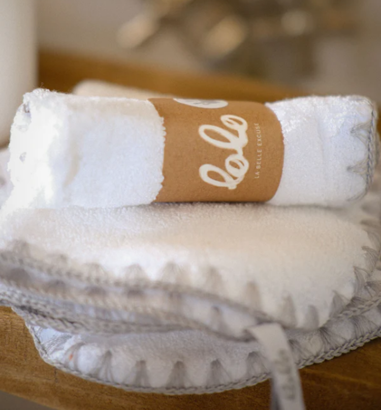 Lolo Débarbouillette de bambou & coton biologique