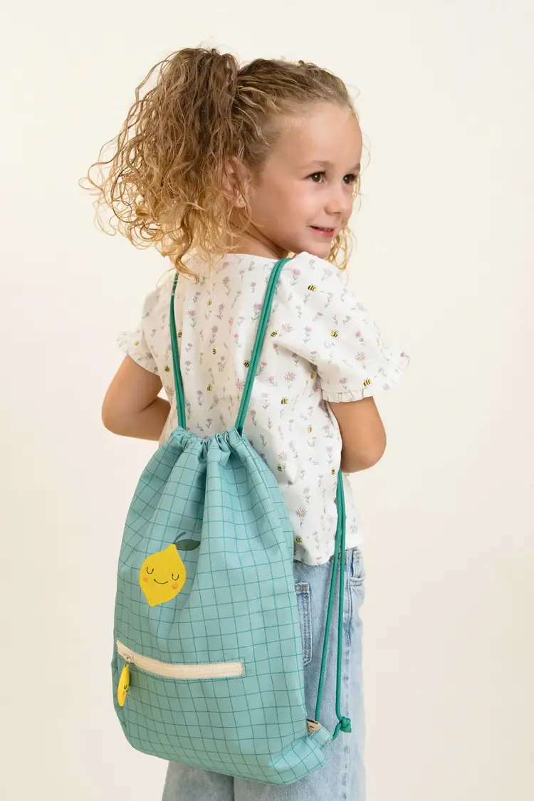 The Cotton Cloud Sac à cordon - Lola citron