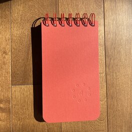 Atelier Archipel Bloc-notes reporter - Coquelicot