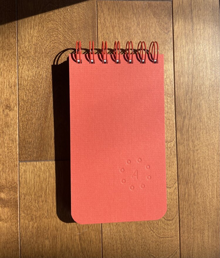 Atelier Archipel Bloc-notes reporter - Coquelicot